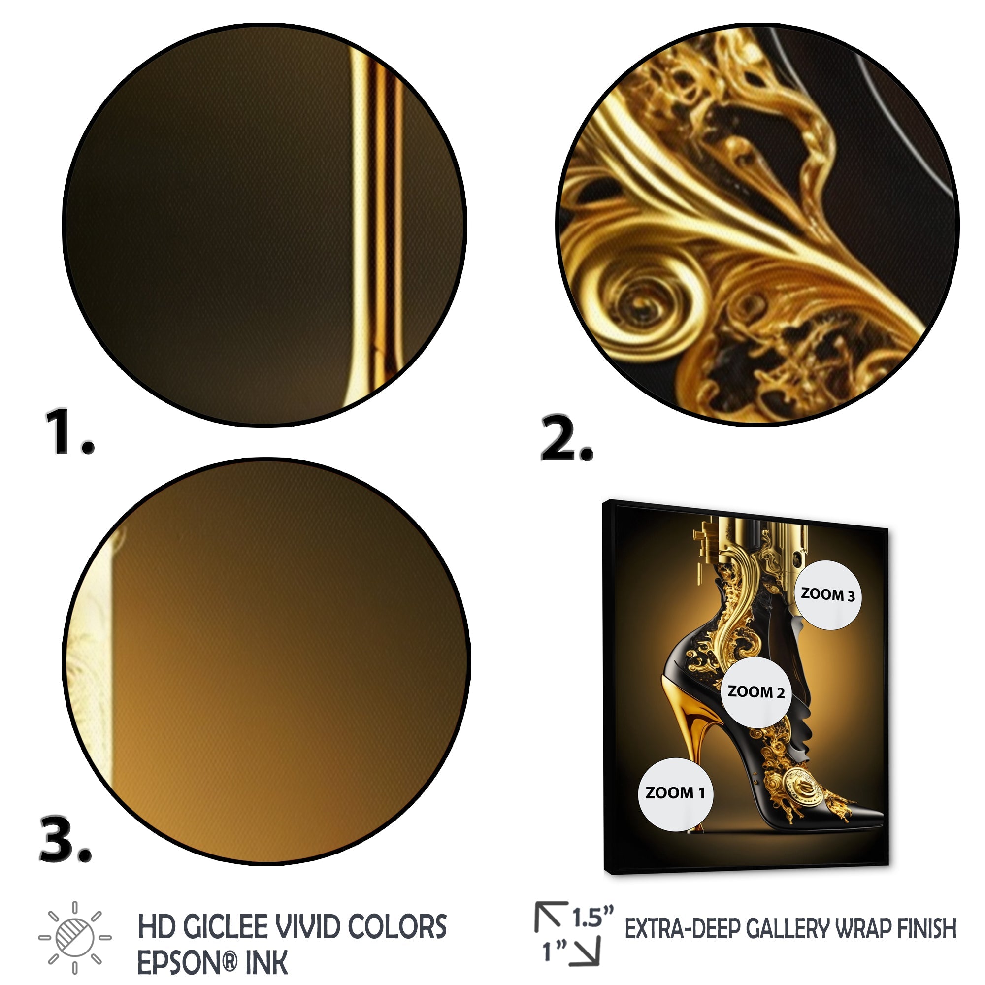 Golden Mechanic High Heel III