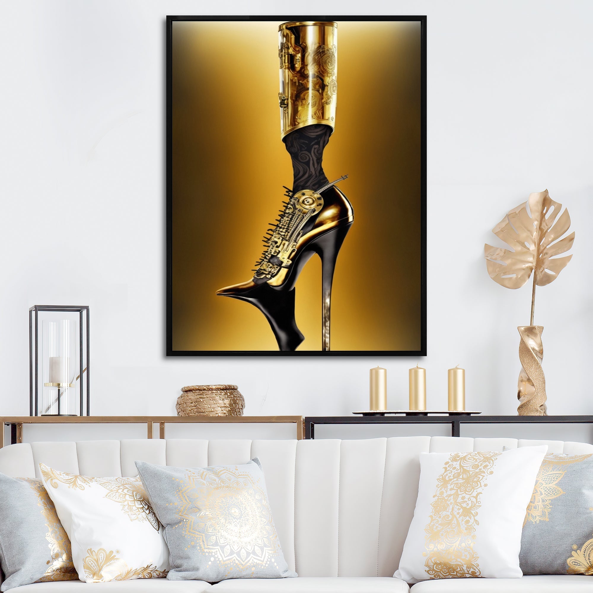Golden Mechanic High Heel V