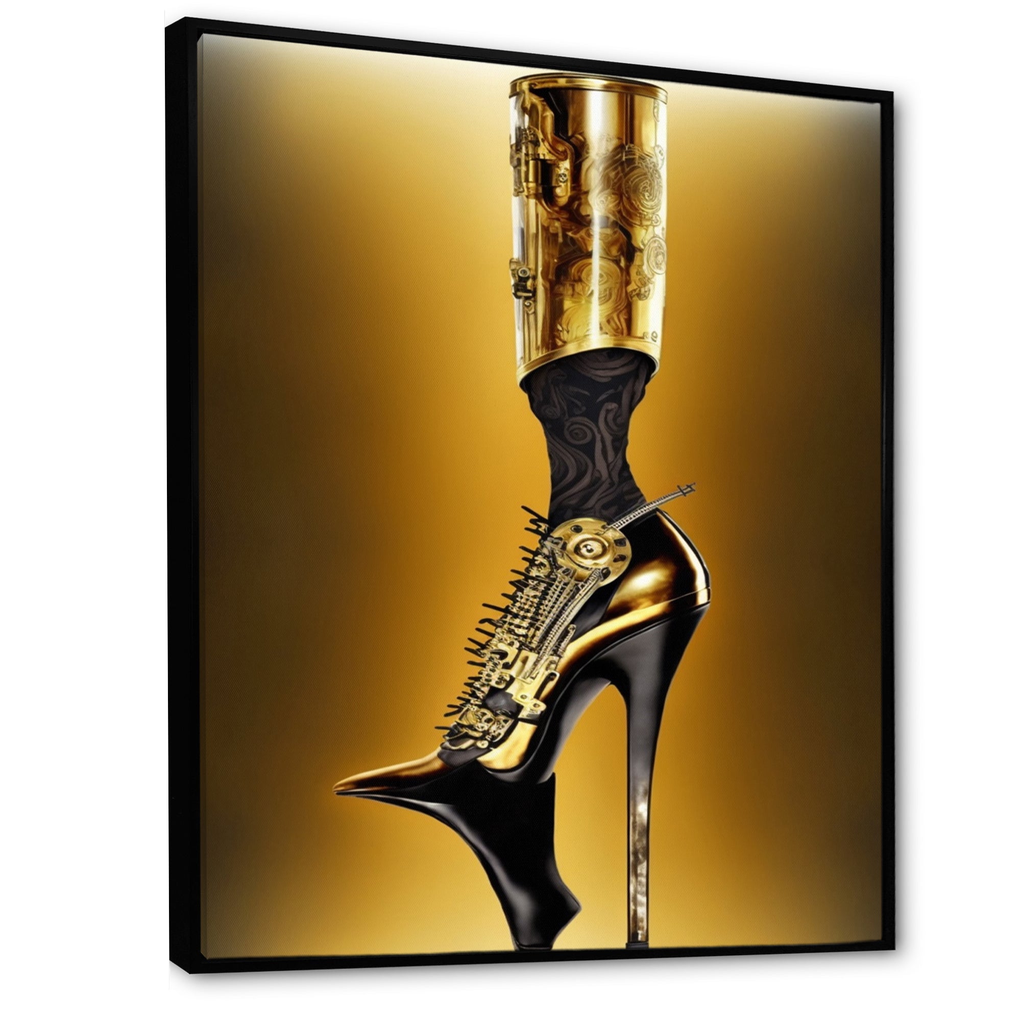 Golden Mechanic High Heel V