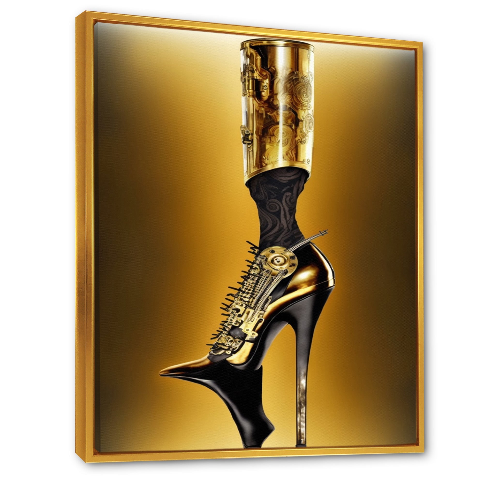Golden Mechanic High Heel V