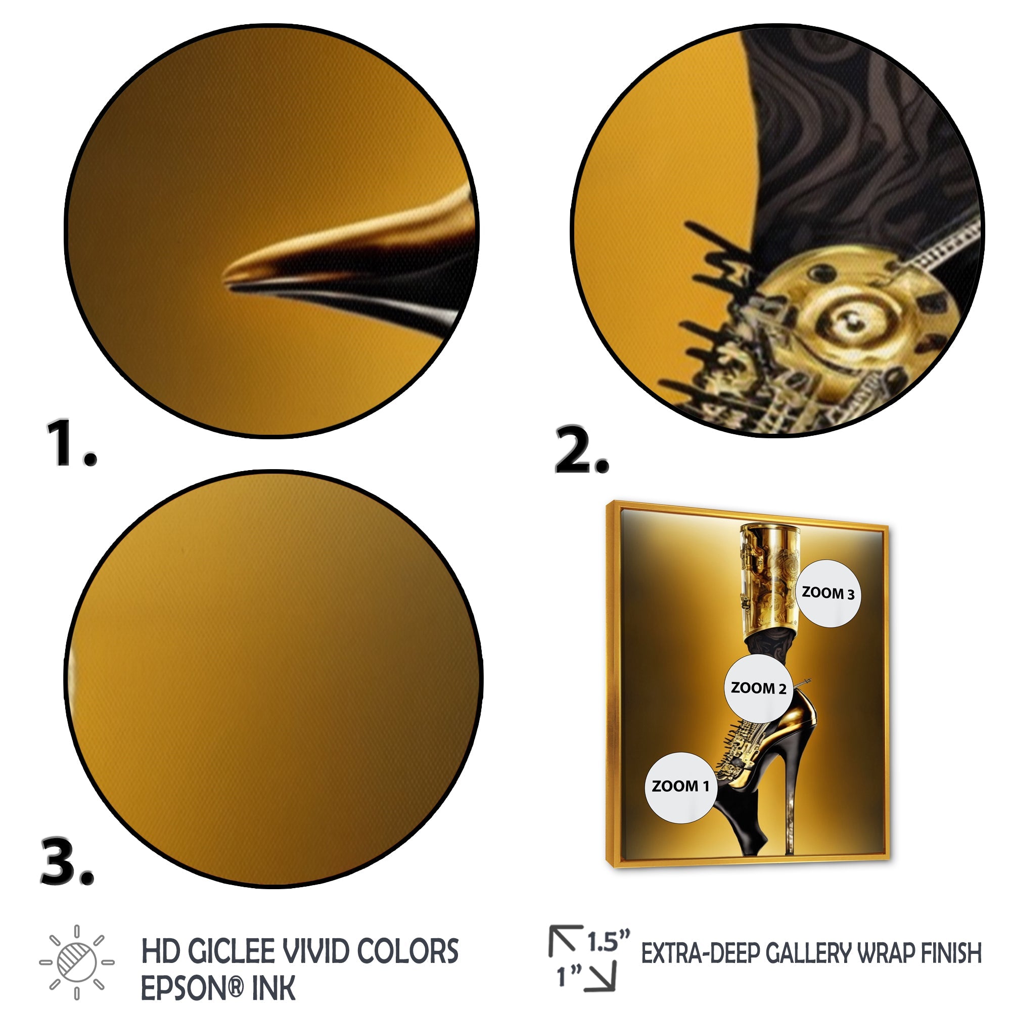 Golden Mechanic High Heel V