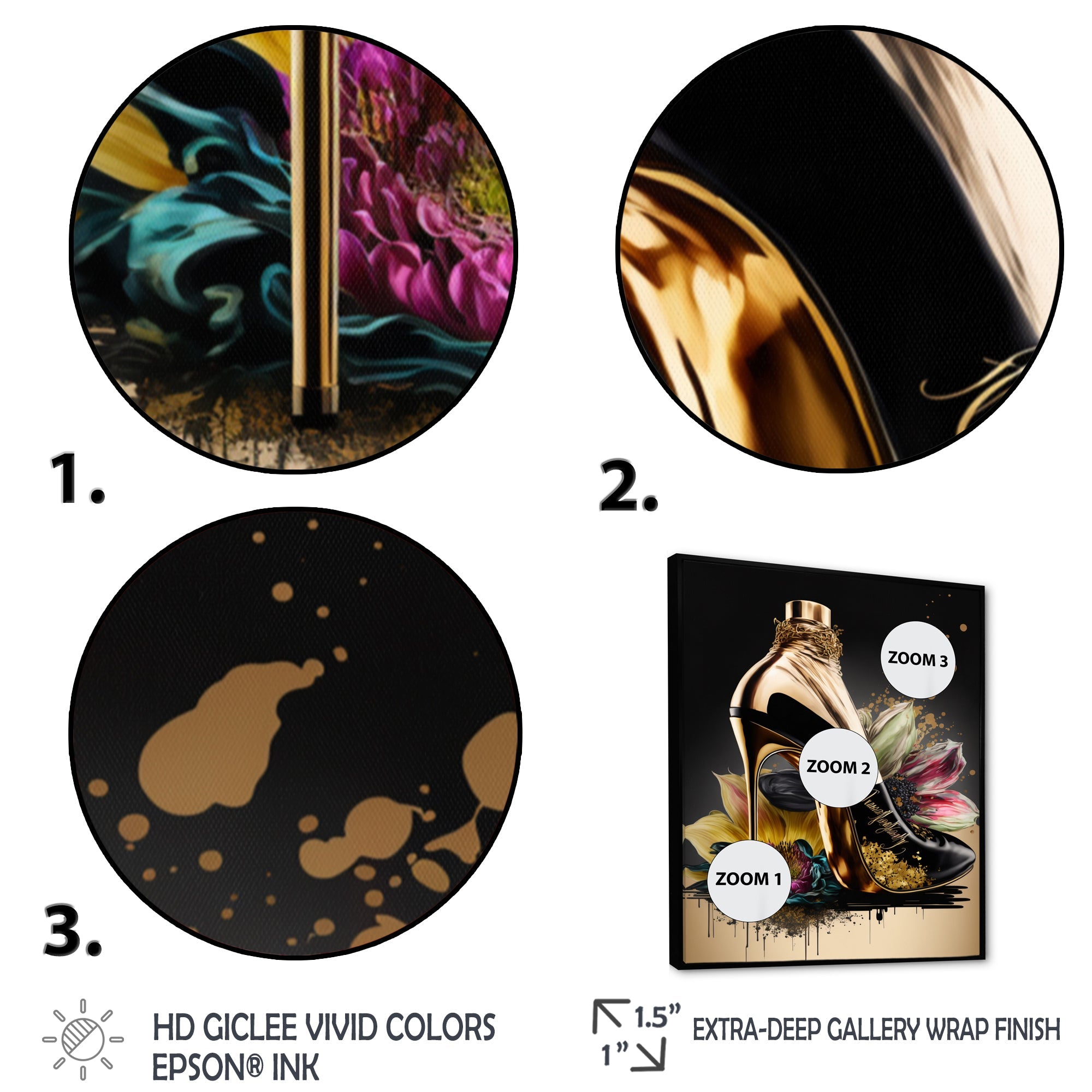 Gold Champagne Heel III