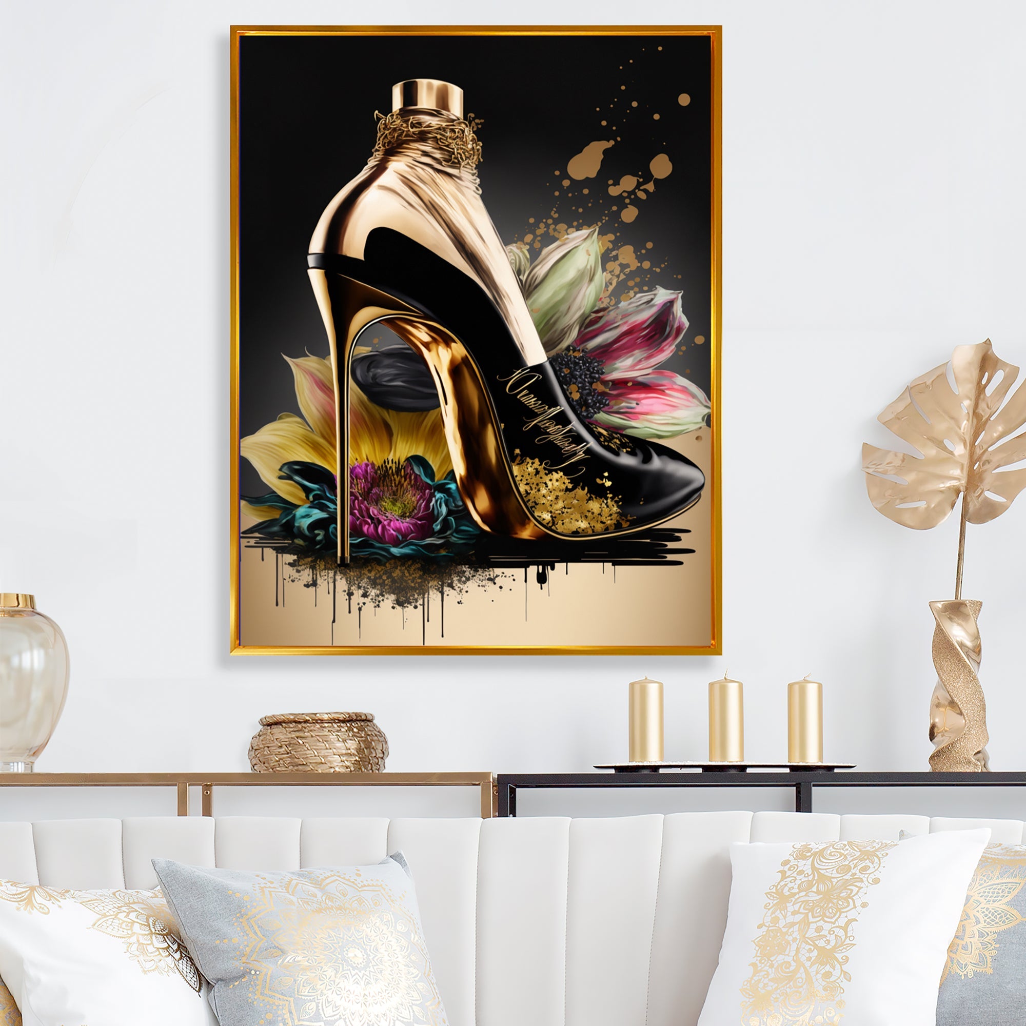 Gold Champagne Heel III