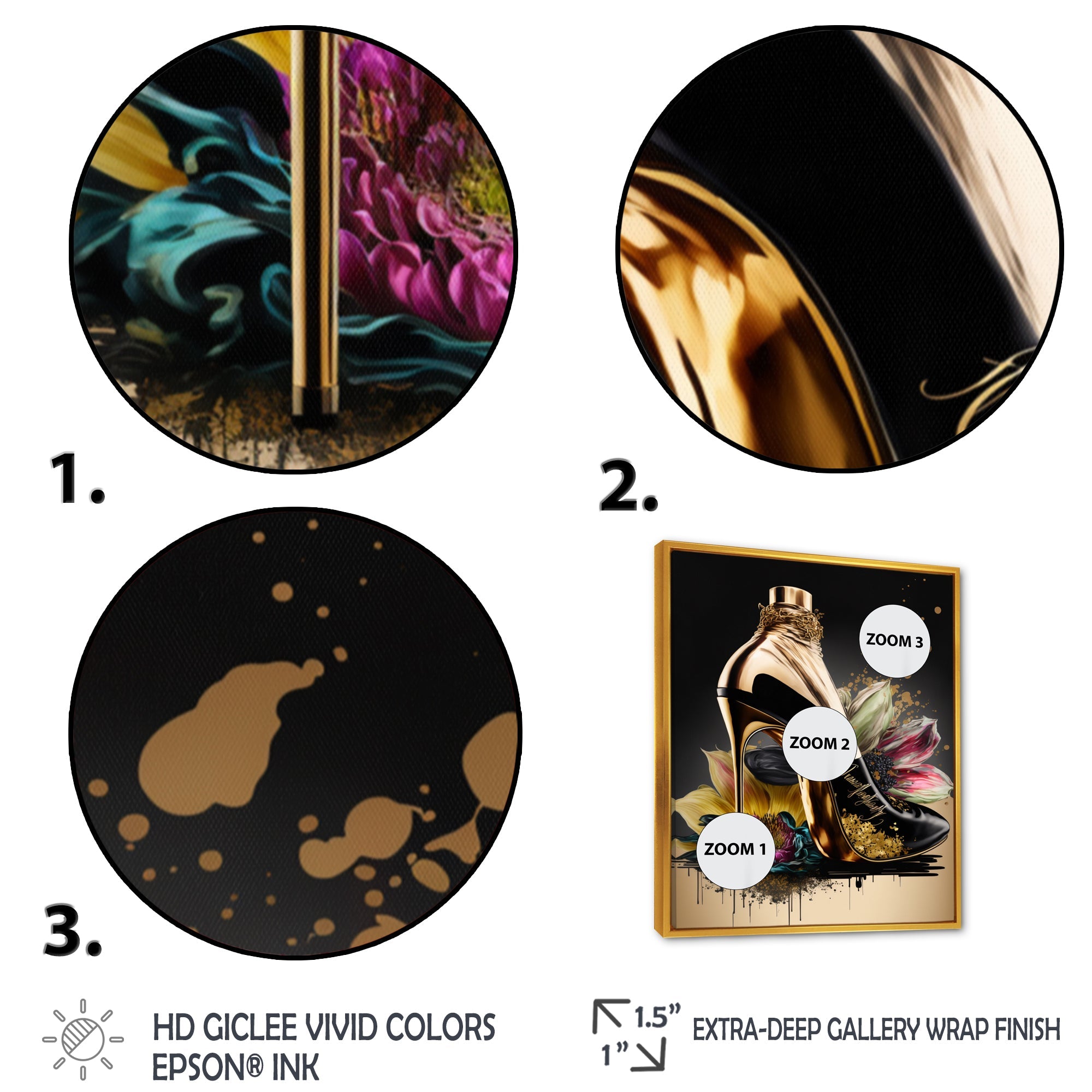 Gold Champagne Heel III