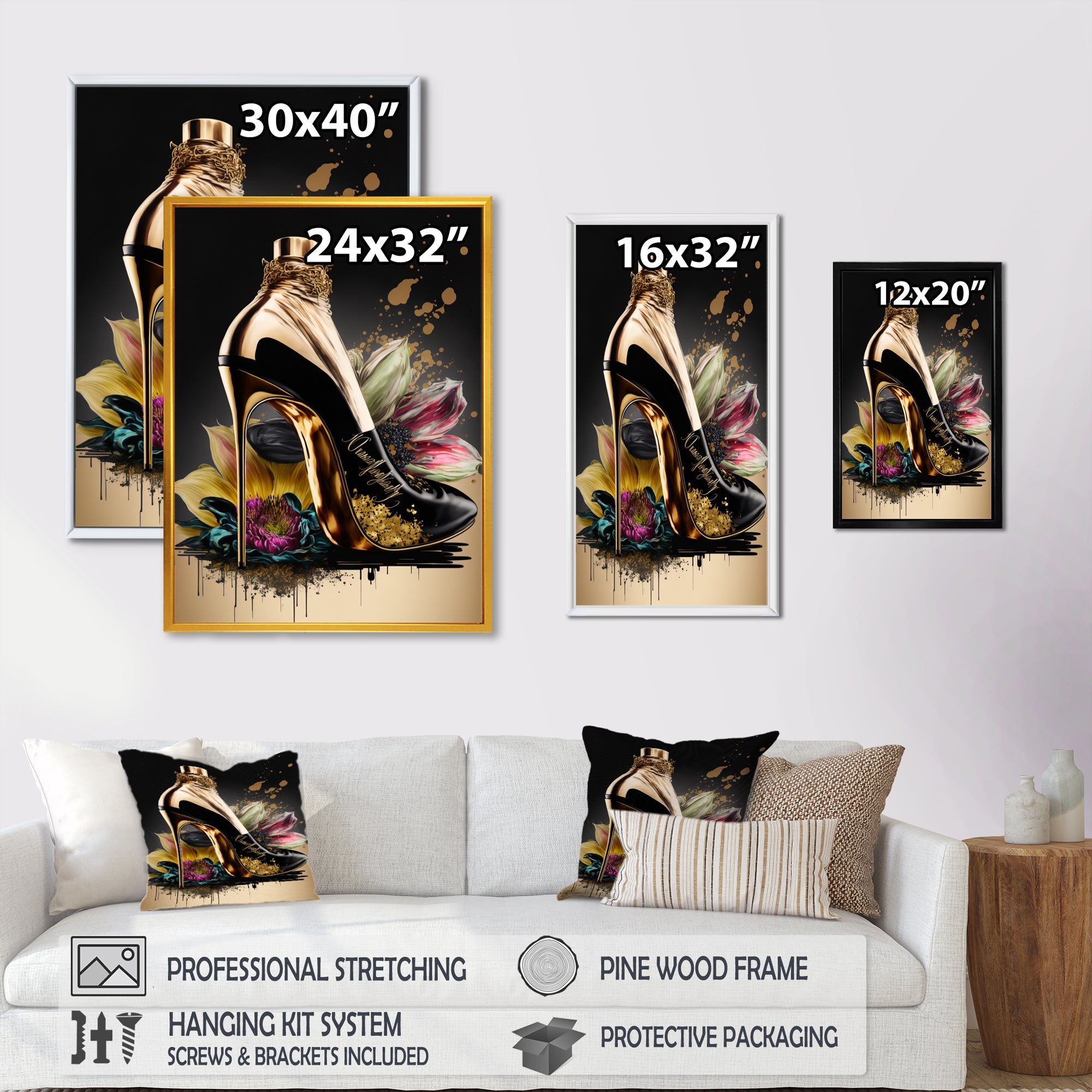 Gold Champagne Heel III