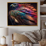 Macro Colorful Feather Eagle II