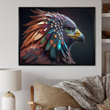 Macro Colorful Feather Eagle V