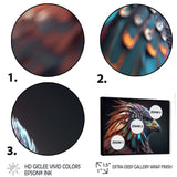 Macro Colorful Feather Eagle V