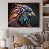 Macro Colorful Feather Eagle V