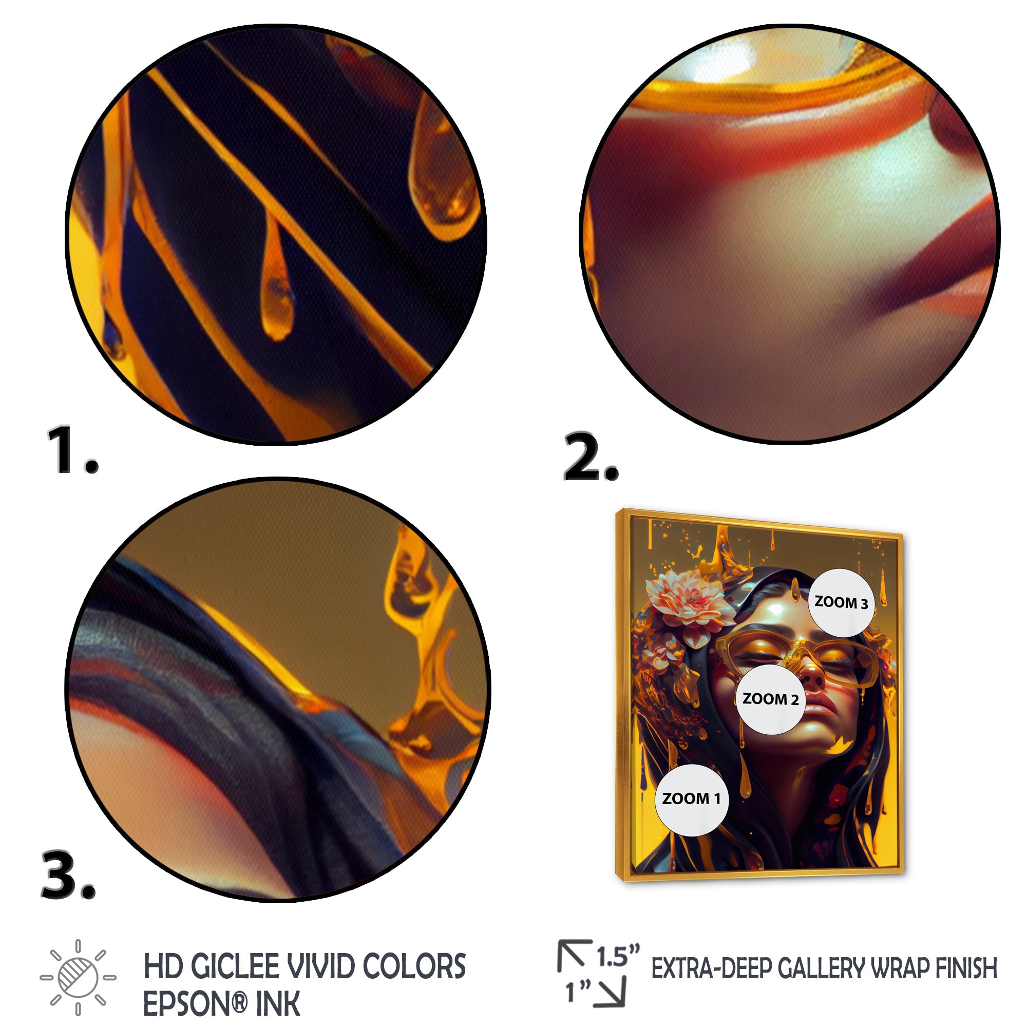 Stylish Arabic Woman With Floral Hijab III