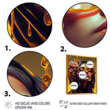 Stylish Arabic Woman With Floral Hijab III