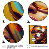 Stylish Arabic Woman With Floral Hijab IV