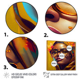 Stylish Arabic Woman With Floral Hijab IV