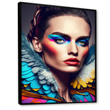 Colorful Sensual Woman In Fur Coat VI