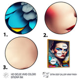 Colorful Sensual Woman In Fur Coat VI