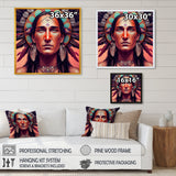 Colorful Native American Man I