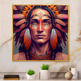 Colorful Native American Man III