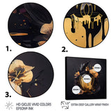 Chic Black And Gold Perfume Bottle IX