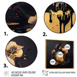 Chic Black And Gold Perfume Bottle IX