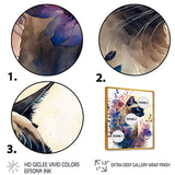 Cute Siamese Floral Art I