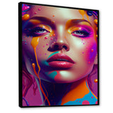 Liquid Ink Sensual Woman Portrait I