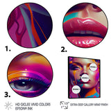 Liquid Ink Sensual Woman Portrait I