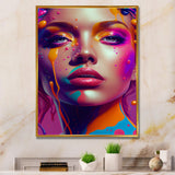 Liquid Ink Sensual Woman Portrait I