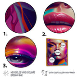 Liquid Ink Sensual Woman Portrait I