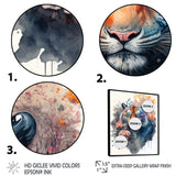 Cute Tiger Floral Art III