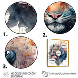 Cute Tiger Floral Art III