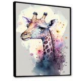 Cute Giraffe Floral Art III