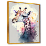 Cute Giraffe Floral Art III