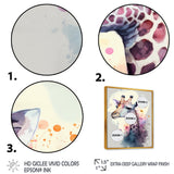 Cute Giraffe Floral Art III