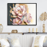 Pink And Gold Orchid Flower II