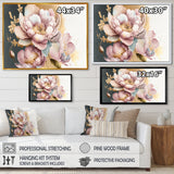 Pink And Gold Orchid Flower II
