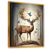 Deer With Blooming Antlers III