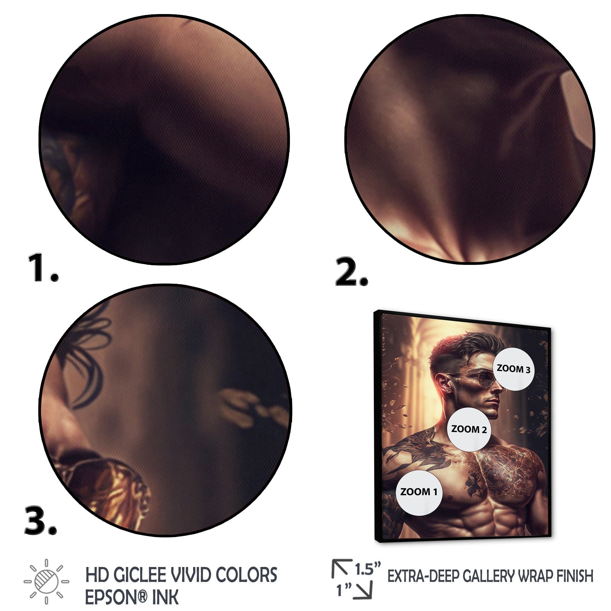 Fashion Muscular Man With Sun Glasses 1 I