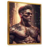 Fashion Muscular Man With Sun Glasses 1 I