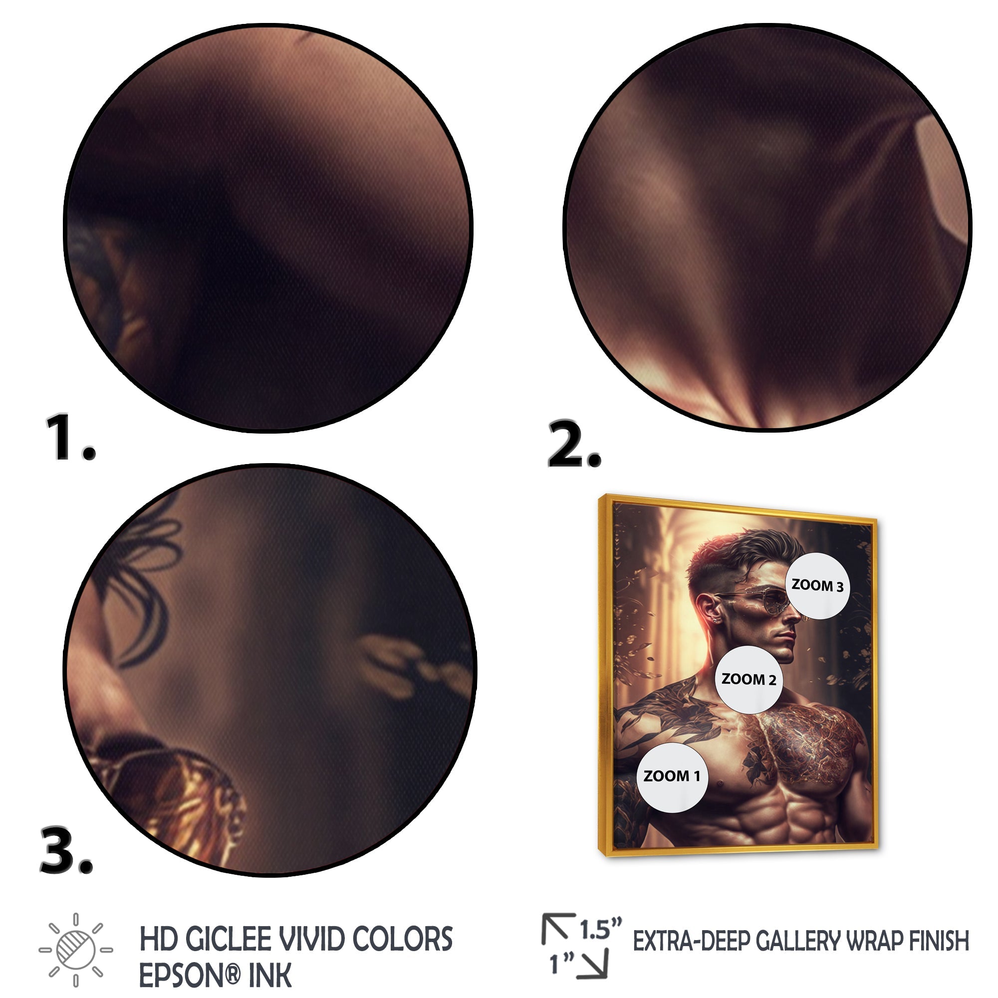 Fashion Muscular Man With Sun Glasses 1 I