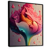 Multicolor Liquid Ink Tulip Flowers I