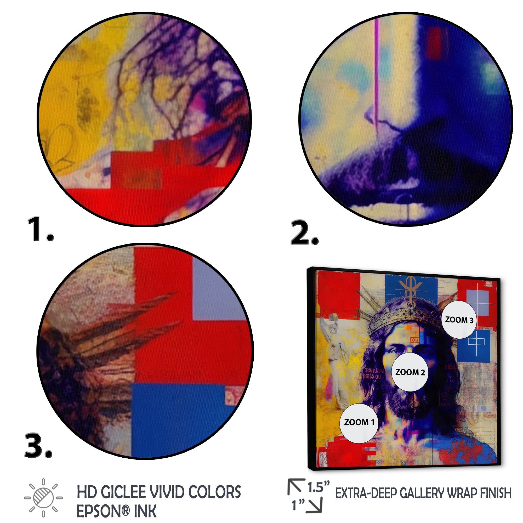 Pop Art Jesus Portrait II