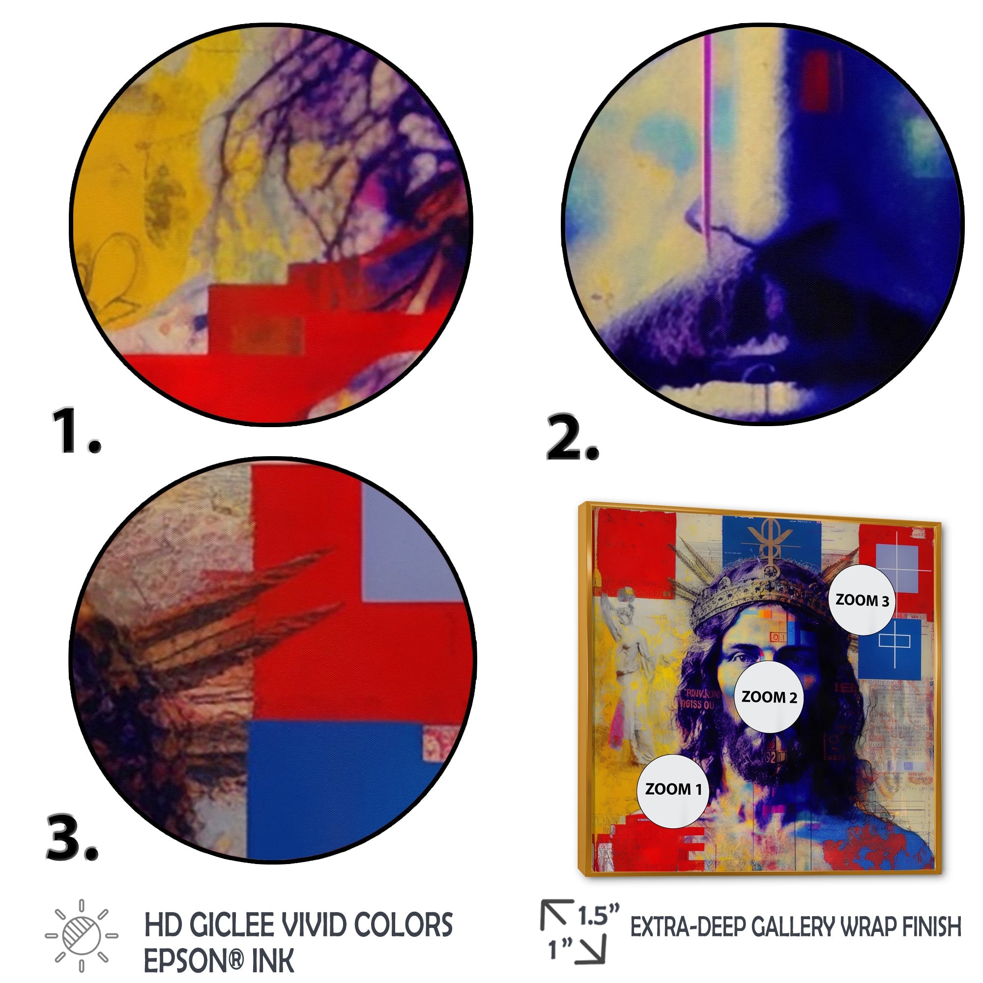 Pop Art Jesus Portrait II