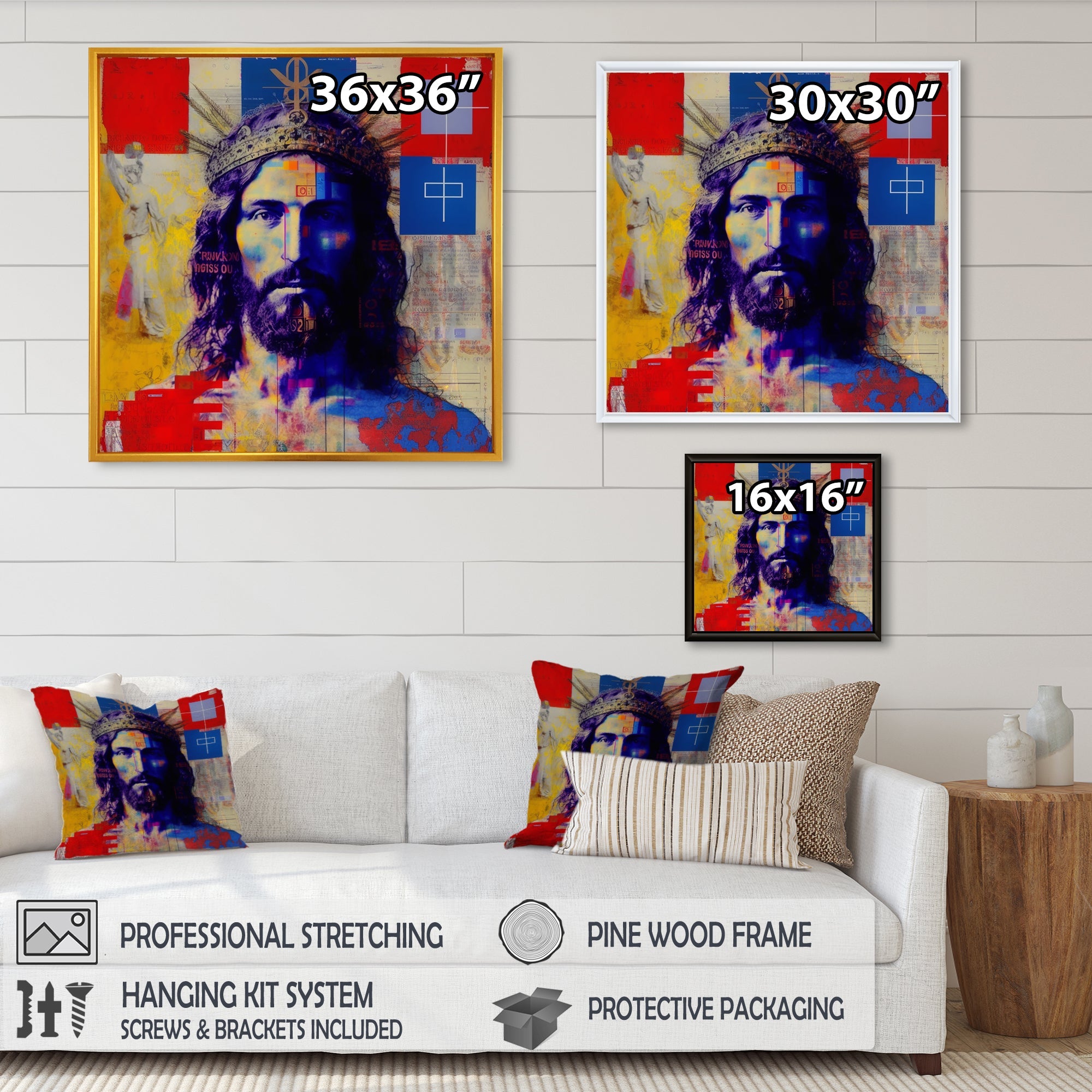 Pop Art Jesus Portrait II