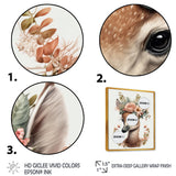 Cute Baby Flamingo With Floral Crown