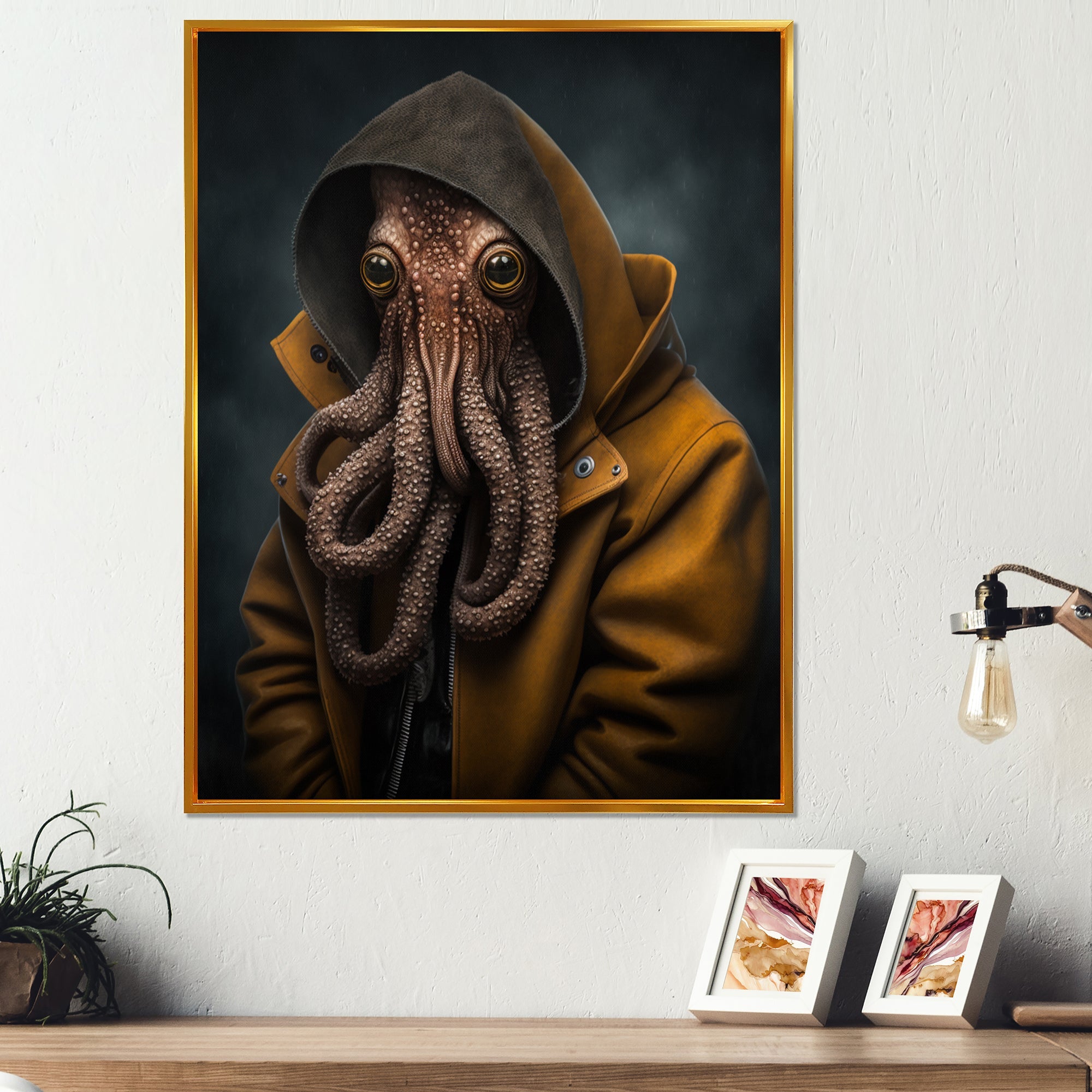 Anthropomorphic Of Octopus Portrait IV