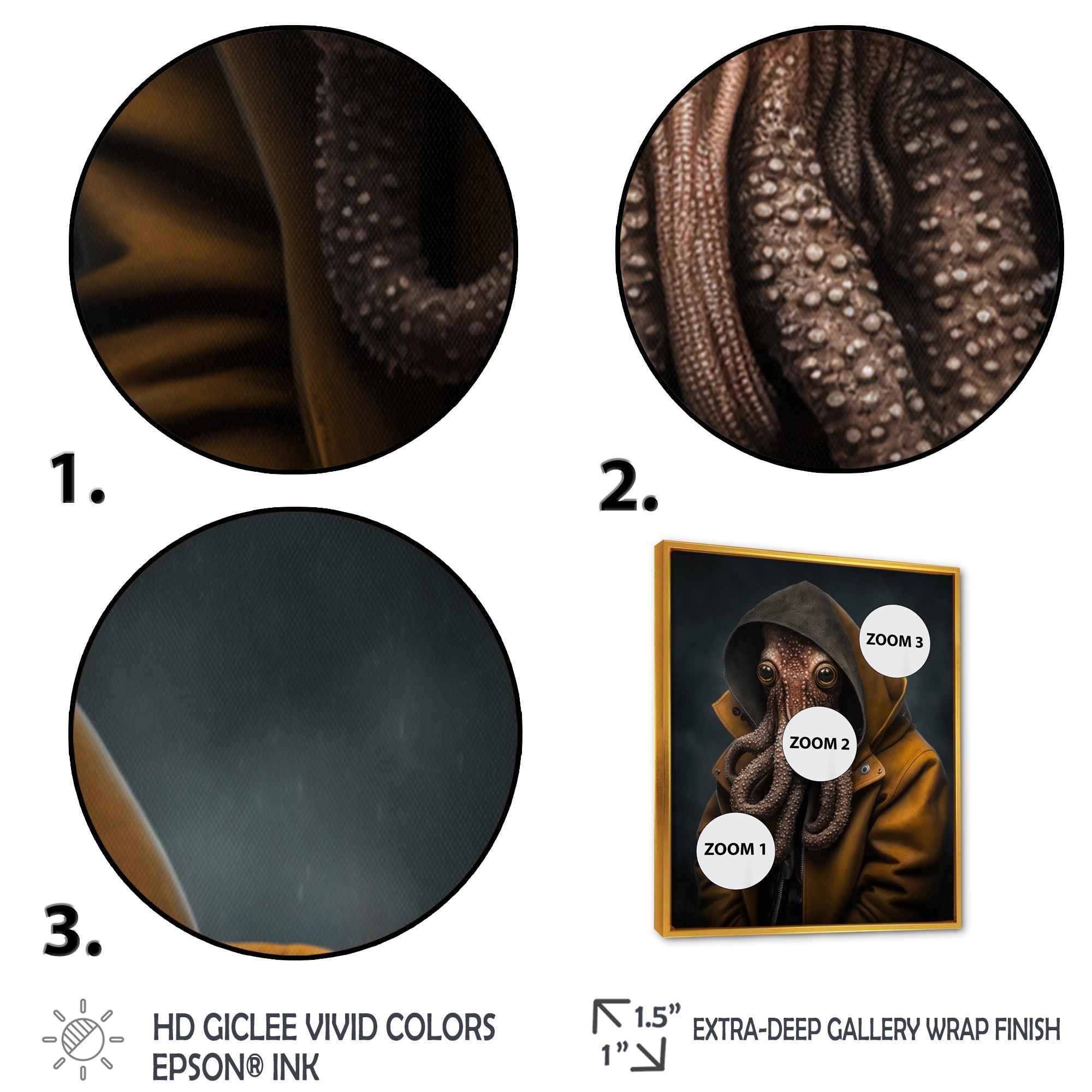 Anthropomorphic Of Octopus Portrait IV