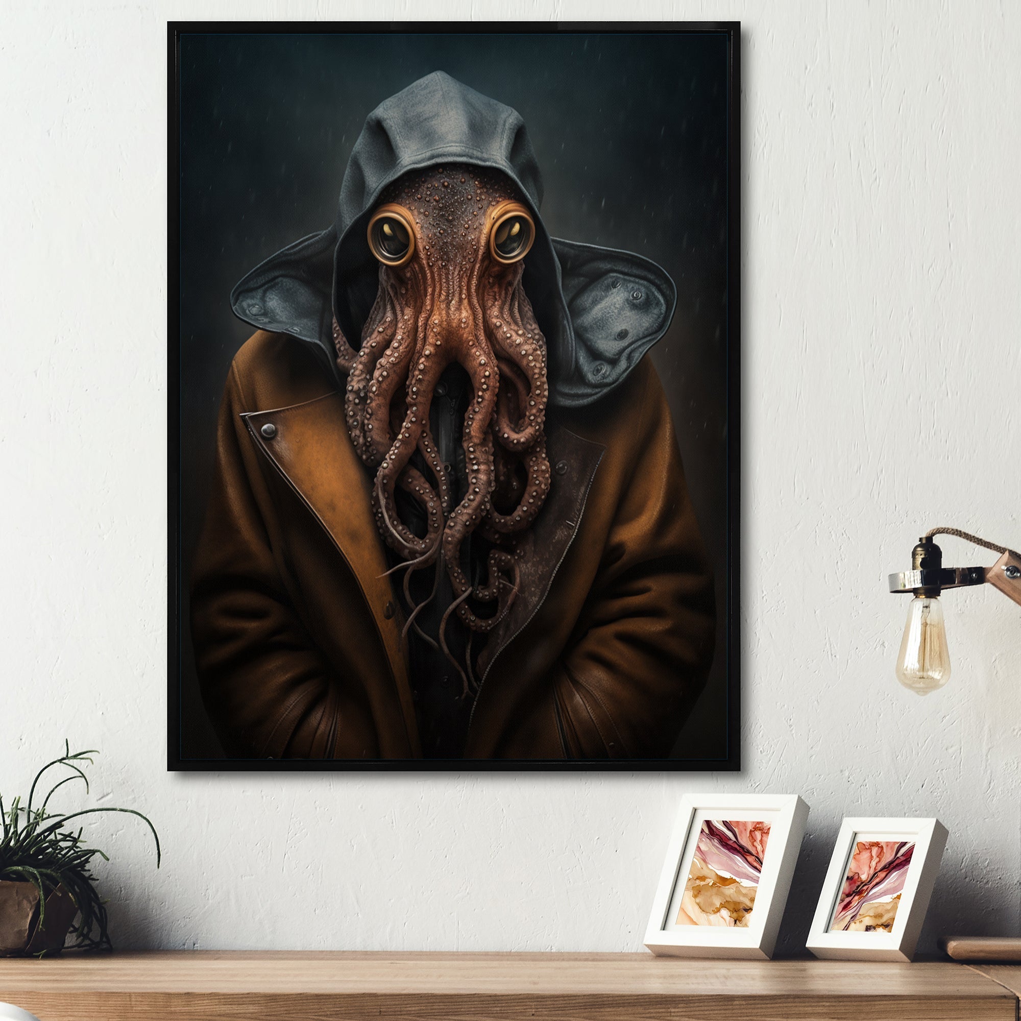 Anthropomorphic Of Octopus Portrait V