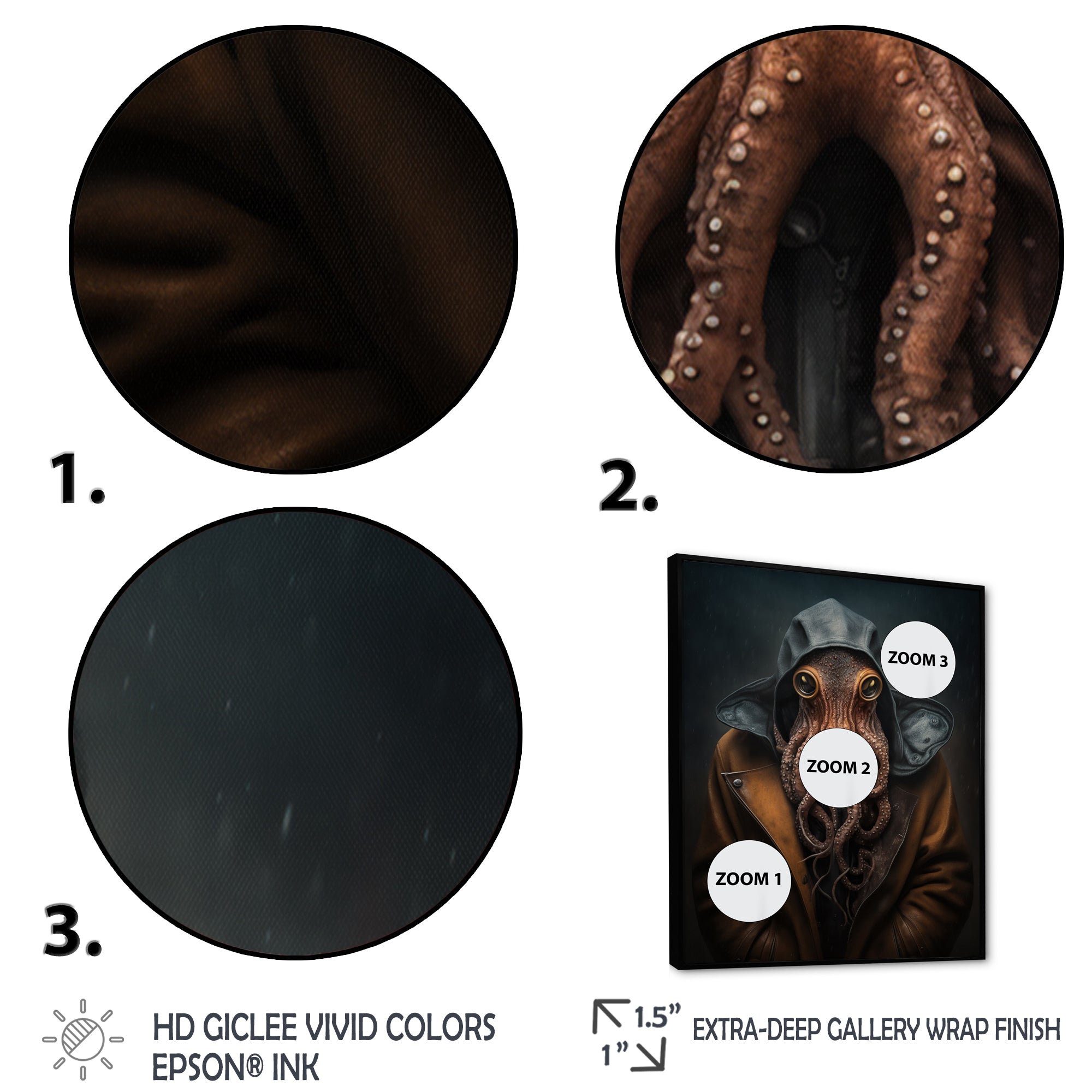 Anthropomorphic Of Octopus Portrait V