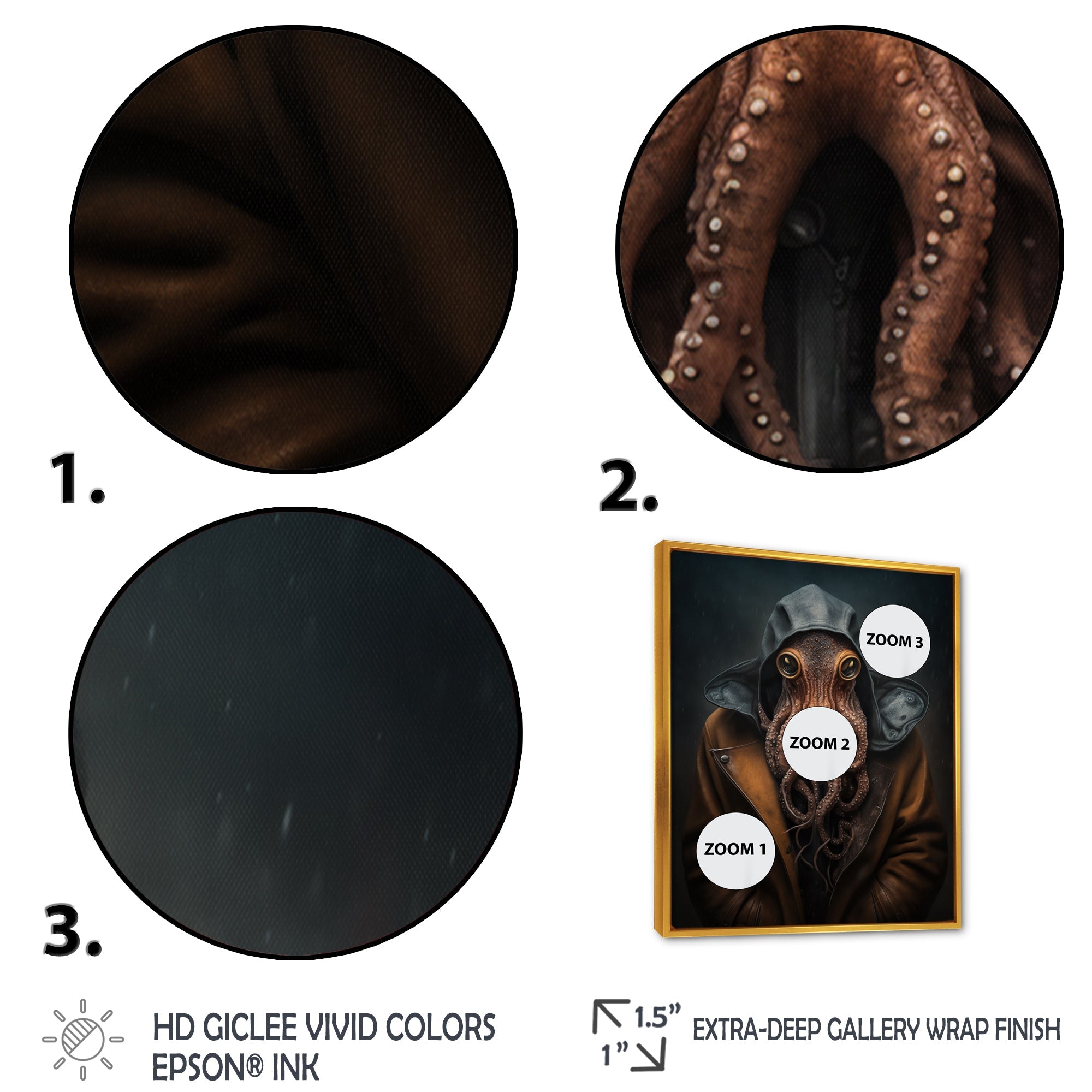 Anthropomorphic Of Octopus Portrait V