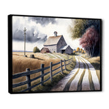 Calm Red Barn In Spring VII